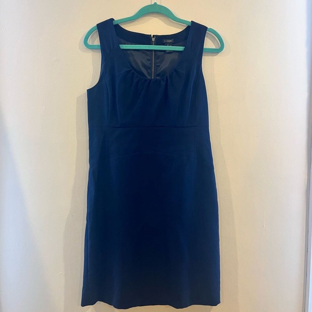 J. Crew Navy Sleeveless Dress
